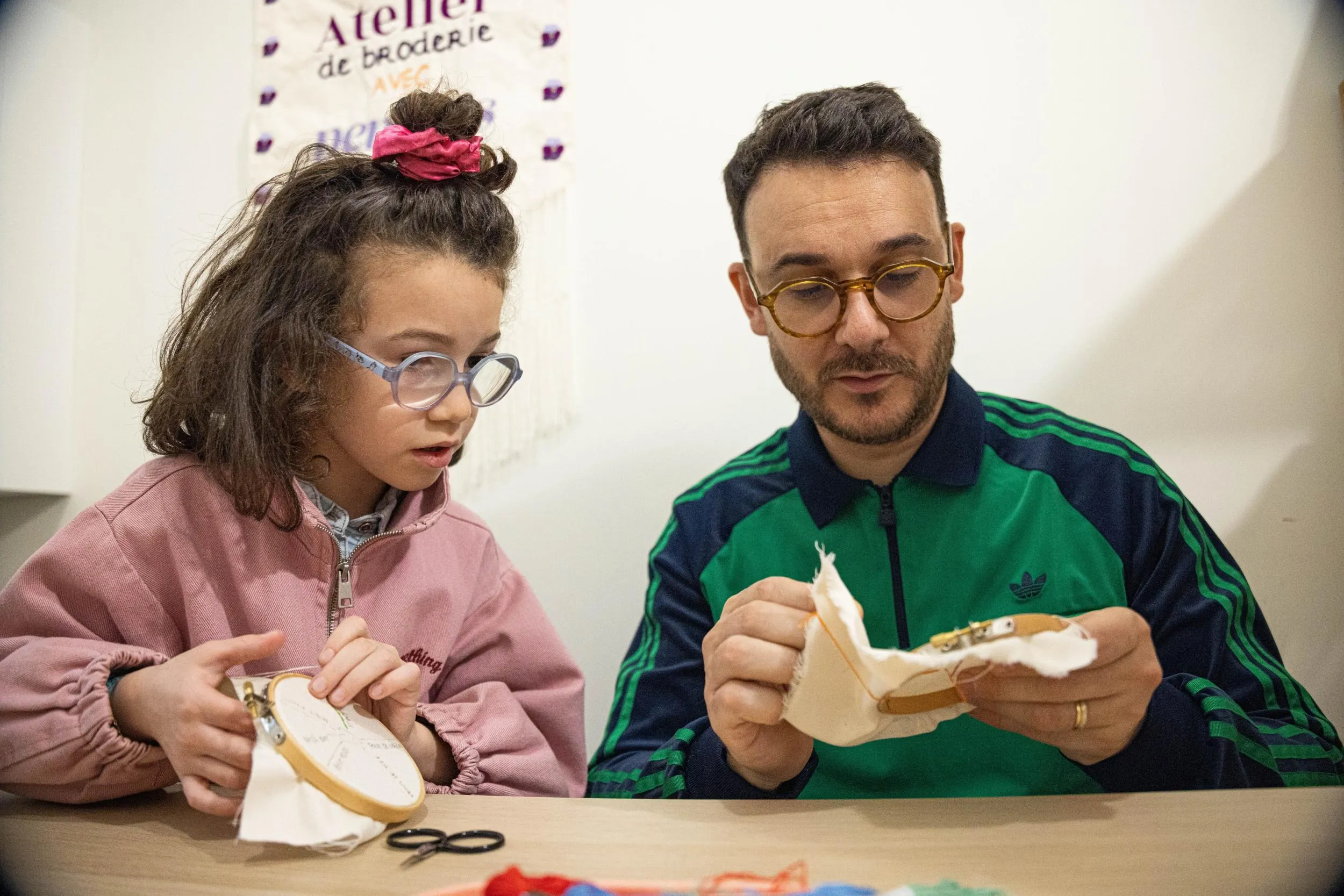 Atelier duo parent-enfant broderie