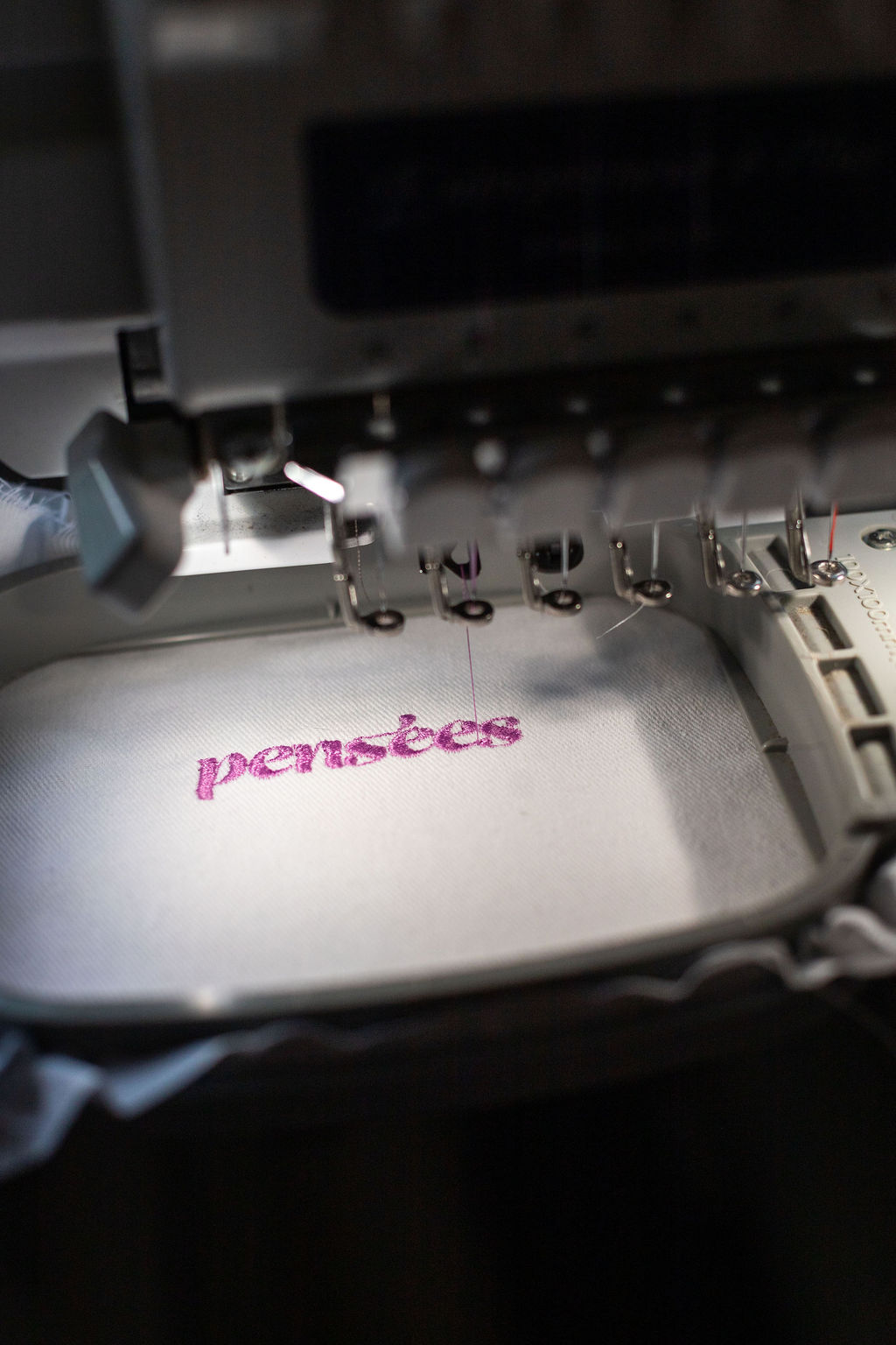 Atelier broderie Pensées