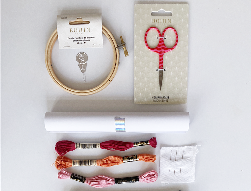 Kit broderie à emporter