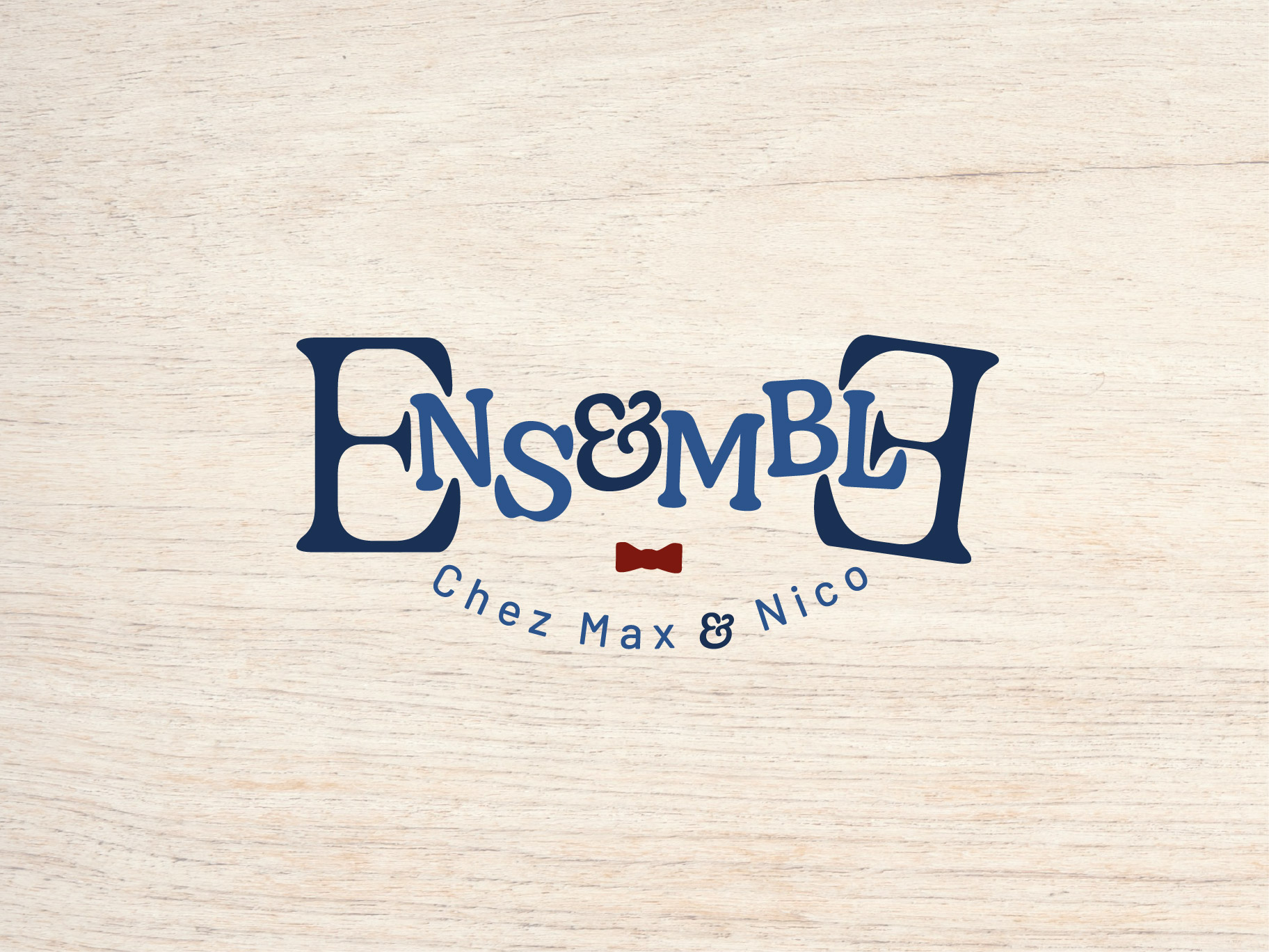 Refonte identité visuelle et broderie Chez Max & Nico